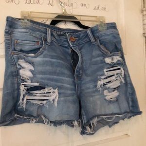 Denim shorts